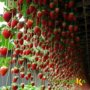 Клубника ампельная Анастасия купить по цене от 370р. в интернет-магазине «Посадика» с доставкой почтой в в Нытвае и по всей России – [изображение №1].