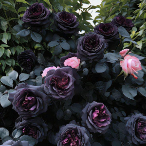 Роза Черная купить по цене от 450р. в интернет-магазине «Посадика» с доставкой почтой в в Нытвае и по всей России – [изображение №1].