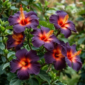 Гибискус Вивида Флэр купить по цене от 279р. в интернет-магазине «Посадика» с доставкой почтой в в Нытвае и по всей России – [изображение №1].