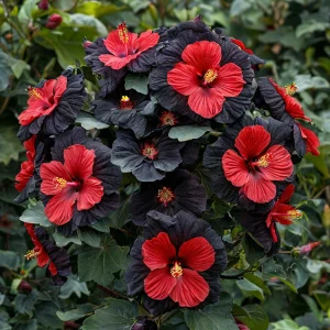 Гибискус Шиммеринг купить по цене от 720р. в интернет-магазине «Посадика» с доставкой почтой в в Нытвае и по всей России – [изображение №1].